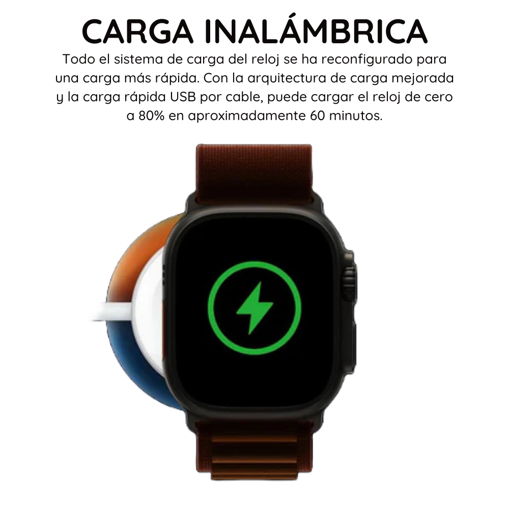 Smartwatch Ultra™ + AirPods + 7 Correas Premium