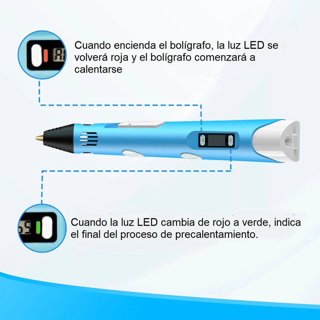 Boligrafos 3D liberando tu creatividad en tres dimensiones